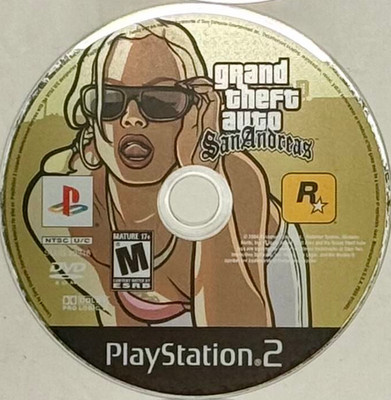 Grand Theft Auto San Andreas PS2 Sony PlayStation 2 - Disc Only