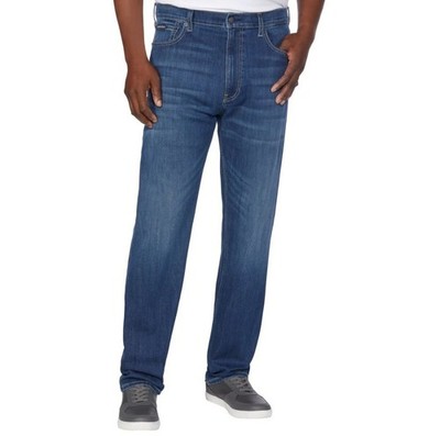 Calvin Klein Jeans Men's Slim Straight Medium Wash Ashton Blue Stretch Denim 