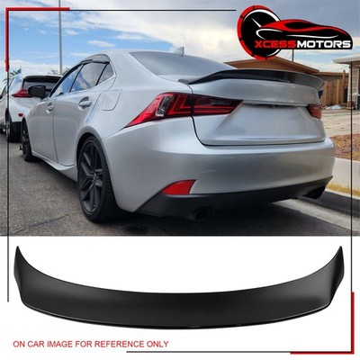 For 14-20 Lexus IS250 IS300 IS350 AR Style Trunk Spoiler Decklid Matte Black ABS