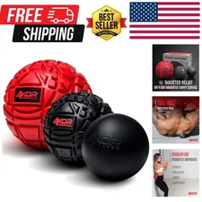 4KOR Massage Balls for Trigger Point Therapy - Myofascial Release Ball - Musc...