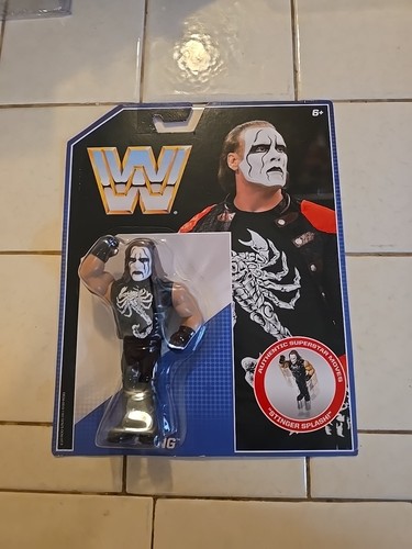WWE Mattel Retro Sting Series 2 Figure With Protec...