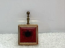 Vtg Silent Butler Portable Pocket Purse Brass Cigarette Ashtray