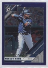 2019 Panini Donruss Optic Purple Stars Prizm 125/125 Nelson Cruz #130 1u6