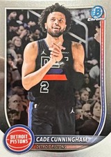 2025-26 Bowman Base Cade Cunningham Detroit Pistons #74