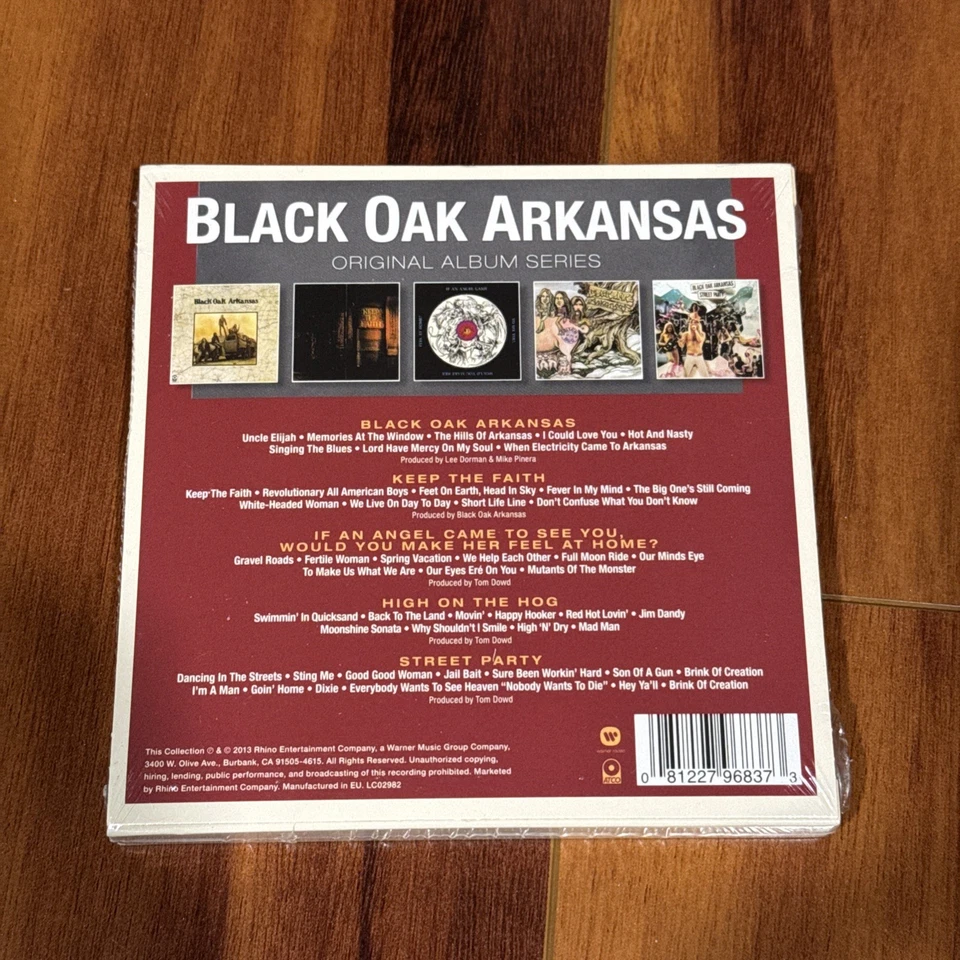 BLACK OAK ARKANSAS Original Album Series 5 CD BOX SET Jim Dandy BRAND NEW RARE!! - Image 2 of 2