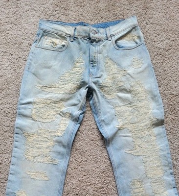 1017 Alyx 9SM - Destroyed Embroidery Jeans - Size S - Brand New/ Never Worn