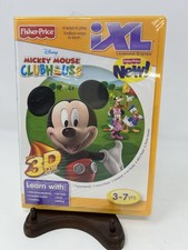 Fisher Price iXL Learning System Software Mickey Mouse Clubhouse 3D Ages 3-7