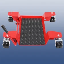 Motorcycle Scooter 500 lbs Dolly Move Center Stand With 4pcs 360 Degree Casters
