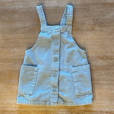 Zara Kids Corduroy Overalls in Soft Blue Size 18-24 Months