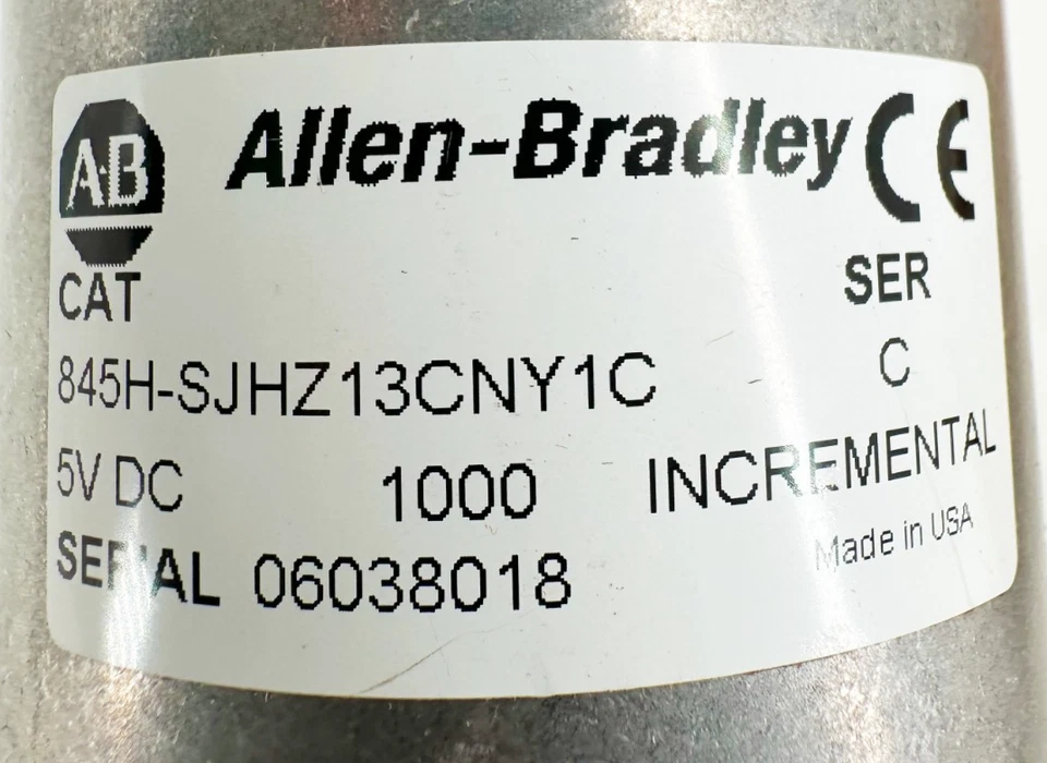 New Allen Bradley 845H-SJHZ13CNY1C Ser C Incremental Encoder 5V DC - Image 3 of 4