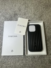 RIMOWA Black Aluminium Iphone 16 Pro Phone Case - Brand New