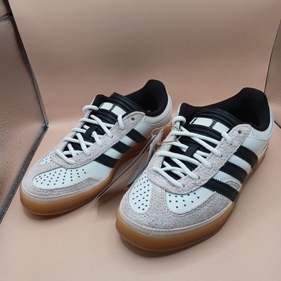 Adidas X Bad Bunny Gazelle Indoor Sneaker-White/Black/Gum Men Size 4.5 US