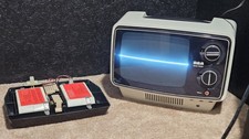 RCA Vintage B W Portable TV 1975 AU 097Y Solid State With Battery Pack