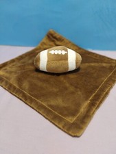 Koala Baby Football Lovey Brown Security Blanket Soft Cuddly 2013 10"
