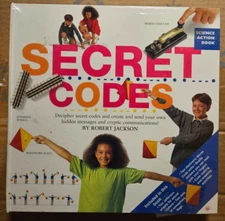 SECRET CODES SCIENCE ACTION BOOK BY ROBERT JACKSON NEW SEALED