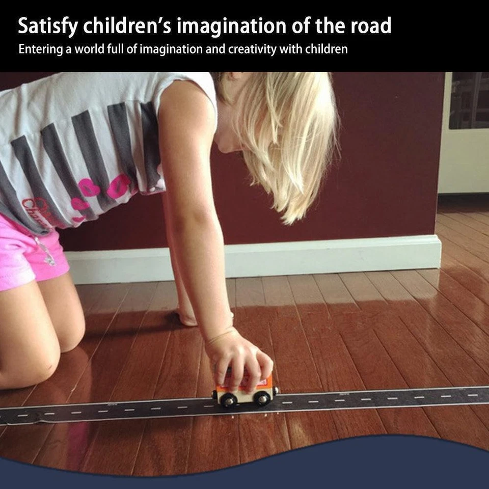 Removable and Adhesive Traffic Road Tapes For Kids β☆ Toy х& д* υп Cars P7 D2P3 - Image 4 of 4