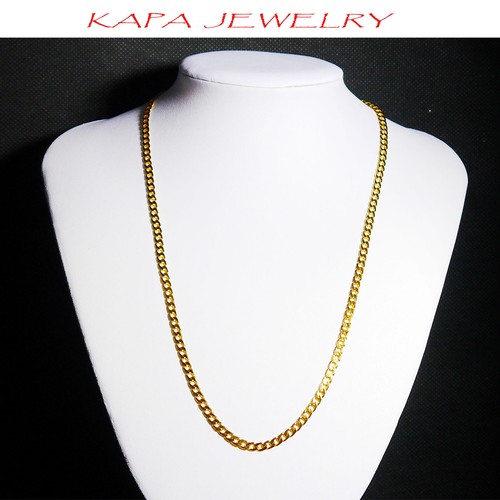 Kapa Real looking 22ct gold plated Choker chain Asian / necklace 22in CHAIN a6 eBay