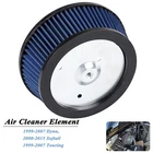 Blue Big Sucker Stage Air Filter Cleaner Element for Harley Dyna Road King Iron