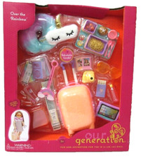 Our Generation Over the Rainbow Luggage Accessory Set for 18" Dolls Factory Seal