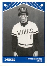 1983 Alexandria Dukes TCMA #17 Zoilo Tomas Martinez Dominican Republic DR Card 