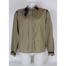 Womens Collection Monique Korean Vintage Blouse Shirt Lightweight Rare