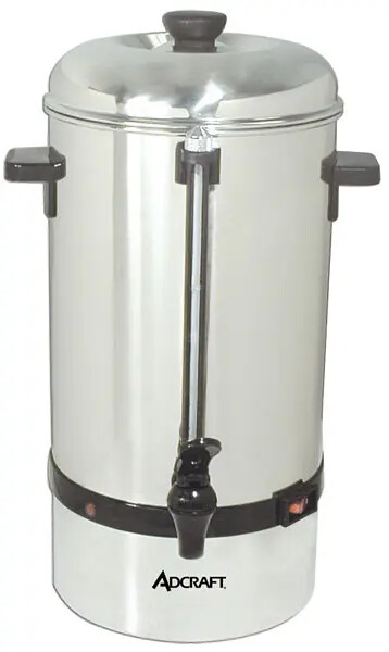 Adcraft CP-60 60 Cup Coffee Percolator w/ Automatic Temperature Control