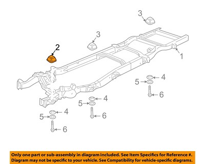 GM OEM 96-24 Express 1500 Frame Frame Components-Cushion 25728546