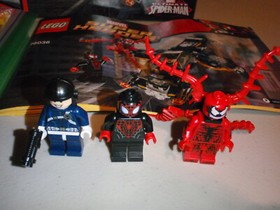 76036 LEGO Complete Carnage's SHIELD Sky Attack Marvel Super Heroes Minifigures