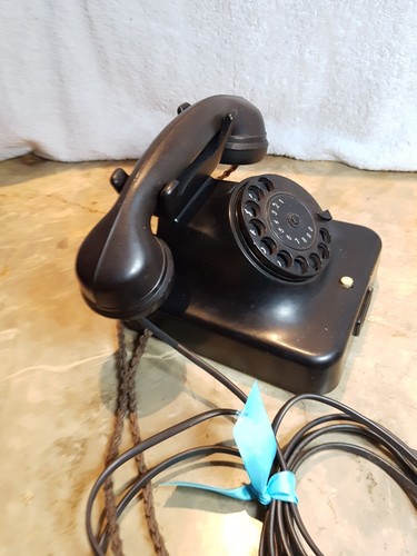 Uraltes antikes Telefon von Siemens,ich denke aus Bakelit,ähnlic W48 Posttelefon - Bild 7 von 14