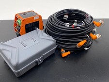 IFM VSE100 Diagnostic Vibration Module w/ (4) IFM VSA001 Accelerometer & Cables