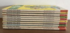 The Sesame Street Library Set Books 1-9 ABCs Muppets Vintage Preowned