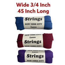 Strings Wide Laces. 45` Made in USA. Why wait for overseas shipment Get it fast