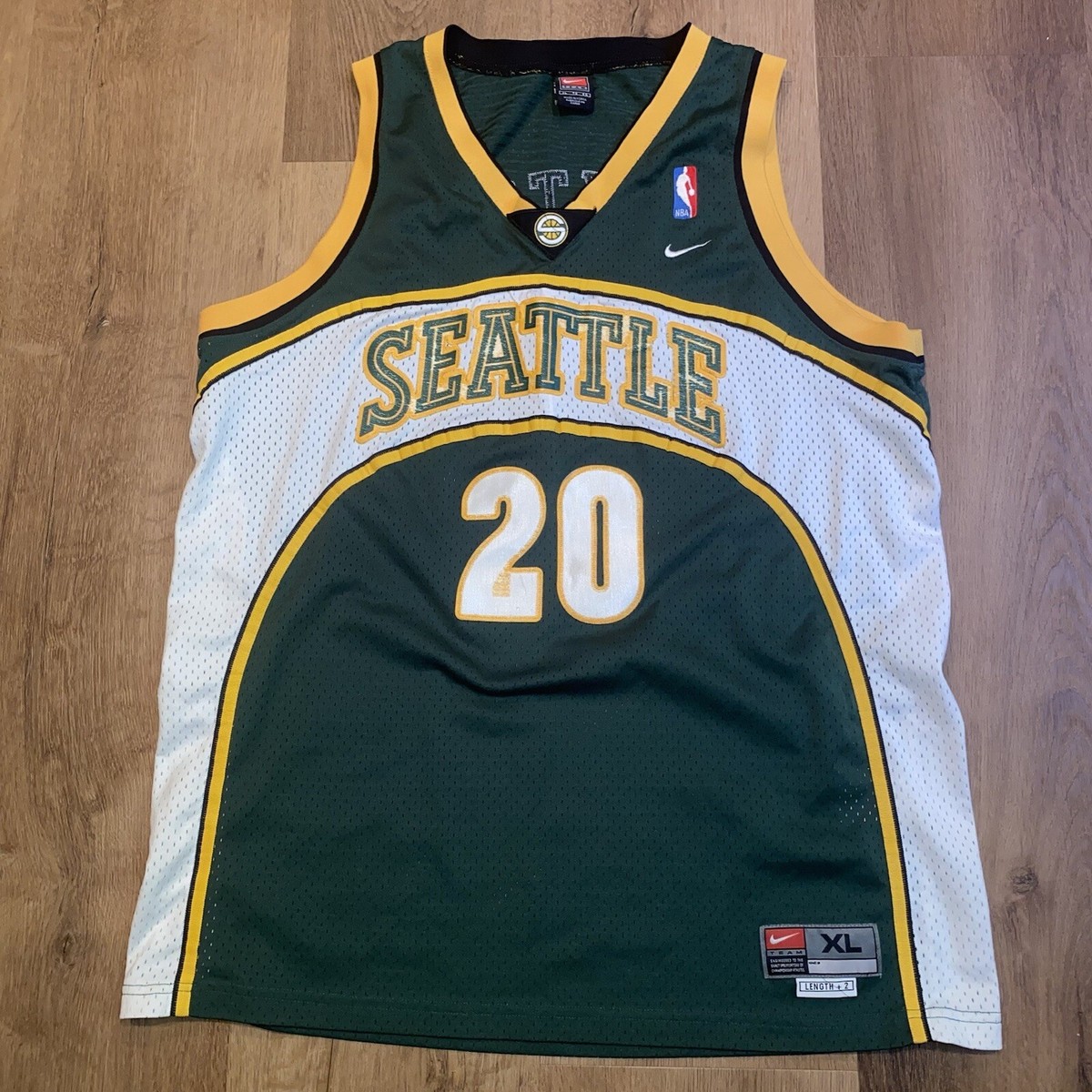 Seattle Sonics Jersey Gary Payton Nike Swingman Supersonics