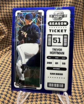 Trevor Hoffamn - #84/99 BLUE VELOCITY PRIZM 2023 Panini Donruss Contenders Optic