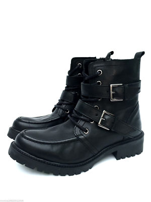 black buckle ankle boots uk