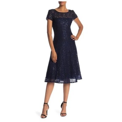 knee length dresses for ladies S.L. Fashions 9113104 - Tea Length 2Pc Set: 97% Polyester 3%  Spandex,Lining: 100% Polyester Sheath Dress