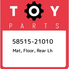 58515-21010 Toyota Mat, floor, rear lh 5851521010, New Genuine OEM Part