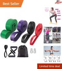 Professional Long Resistance Bands Set - Home Gym Essential for Versatile Wor...