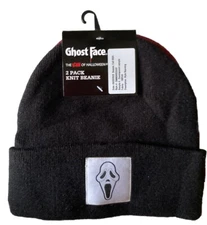 Bioworld Ghost Face 2 Pack Knit Beanie