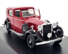 Oxford 1/43 Rolls Royce Phantom 3 Sdv Mulliner Claret Black Diecast Model Car