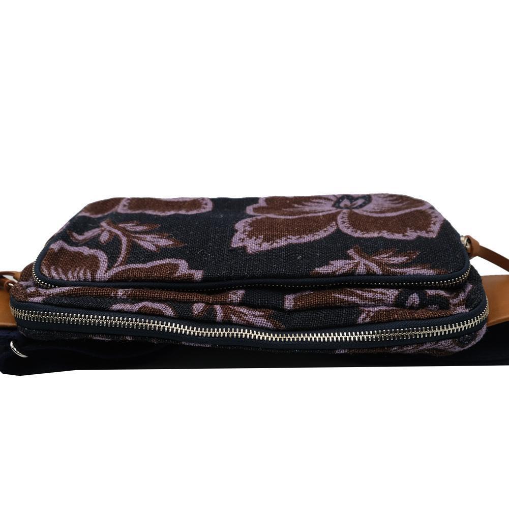 VivienneWestwood B99130 Linen Cowhide Navy Body Bag 30×19×6cm New 