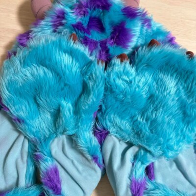 Tokyo Disney Monsters Inc. Sulley Fan Cap Muffler Scarf Official