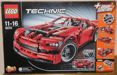 LEGO Technic 8070 Super Car mit OVP Anleitungen 100% komplett, Power Function