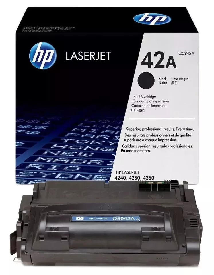 Genuine HP 42A Black Toner Cartridge (Q5942A) - FREE UK DELIVERY! VAT included