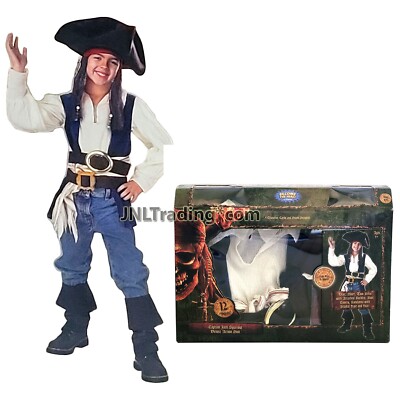 Pirate of the Caribbean Dead Man's Chest Captain Jack Sparrow Deluxe Action Suit