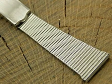 Vintage Kestenmade USA 1970's NOS Unused Watch Band Stainless Deployment 19mm