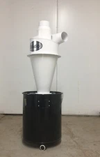 High Efficiency Patented Cyclone Dust Collector Separator 14G drum 4"in/5"out