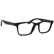 Ray-Ban Eyeglasses RB 7025 2000 Polished Black Square Frame 53 17 145