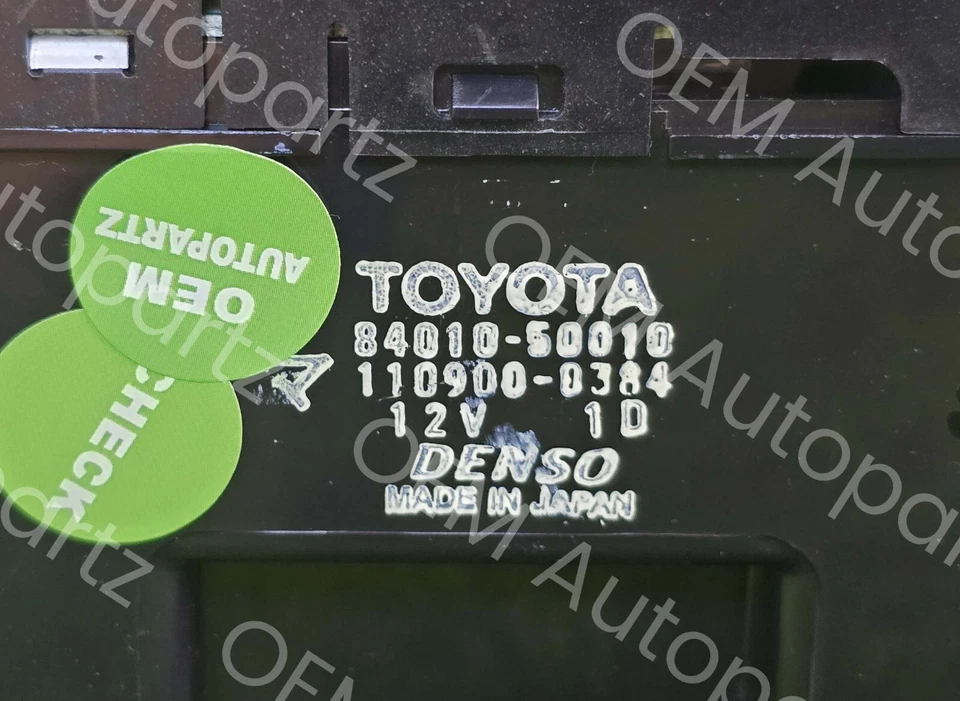 Unidad de interruptor de control de calor de CA Lexus LS430 2001-2003 con bisel de ventilación de aire OEM usado Foto 3 de 4