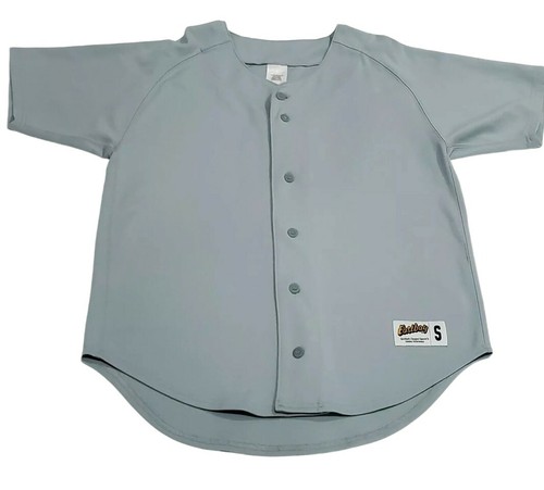 Eastbay Plain Gray Baseball Jersey #8 